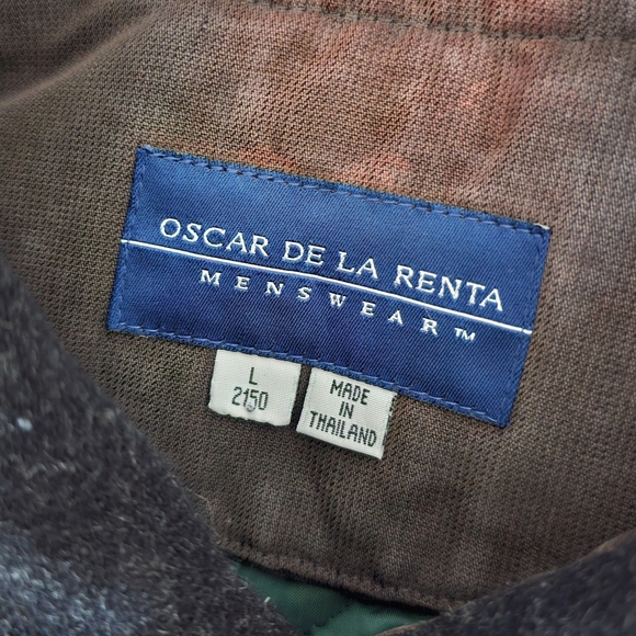 Oscar De La Renta Mens Brown Jacket - Picture 7 of 11